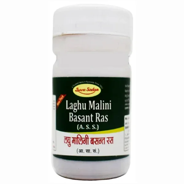 Seva Sadan Laghu Malini Basant Ras, 80 Tablets