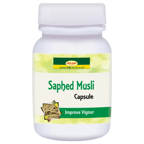 Seva Sadan Saphed Musli, 60 Capsules
