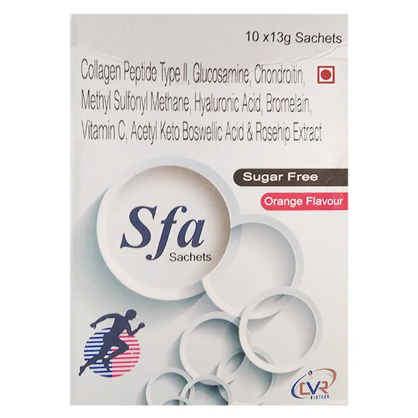 Sfa Sugar Free Orange Sachet 13 gm