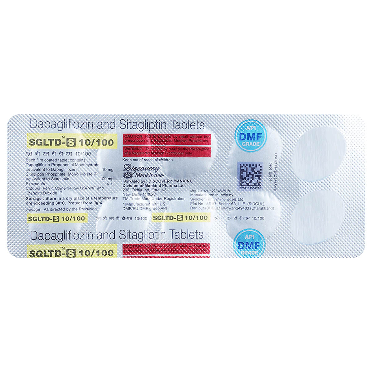 Sgltd-S 10/100 Tablet 10's, Pack of 10 Sgltd-S 10/100 Tablet 10's, Pack of 10