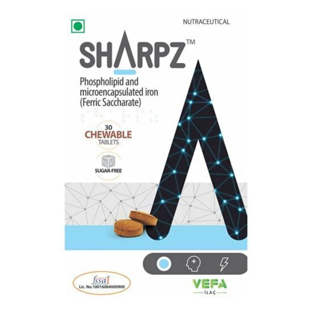 Buy Sharpz Sugar Free Chewable Tablet 30's Online