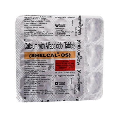 Shelcal-OS Tablet 15's, Pack of 15 TabletS