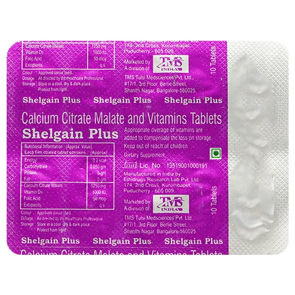 Shelgain Plus Tablet 10's