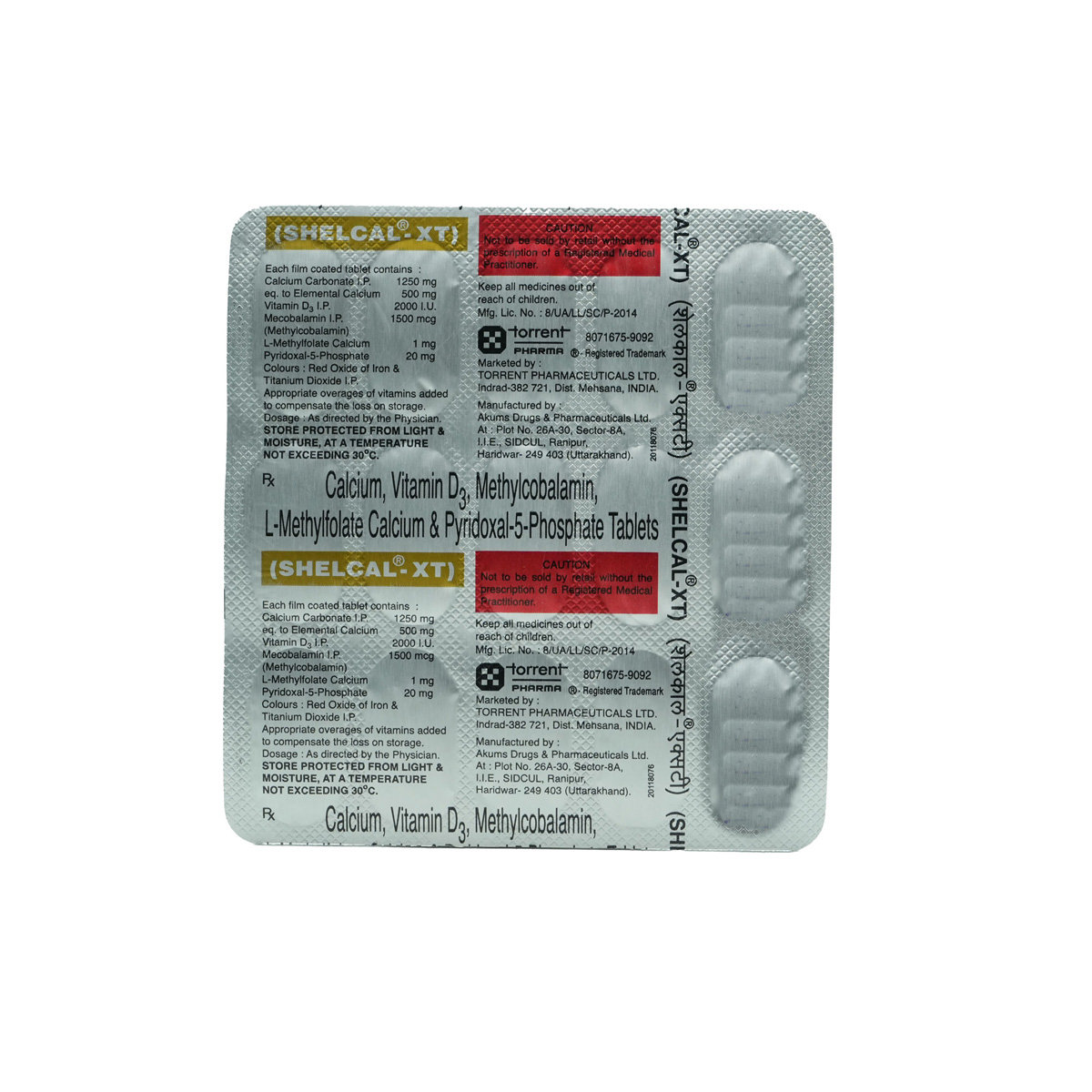 Shelcal XT Tablet 15's, Pack of 15 TABLETS Shelcal XT Tablet 15's, Pack of 15 TABLETS