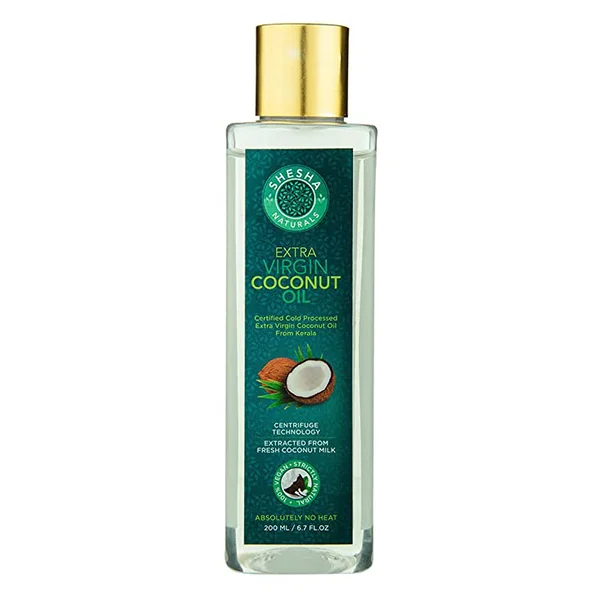 Shesha Ayurveda Extra Virgin Coconut Oil, 200 ml, Pack of 1