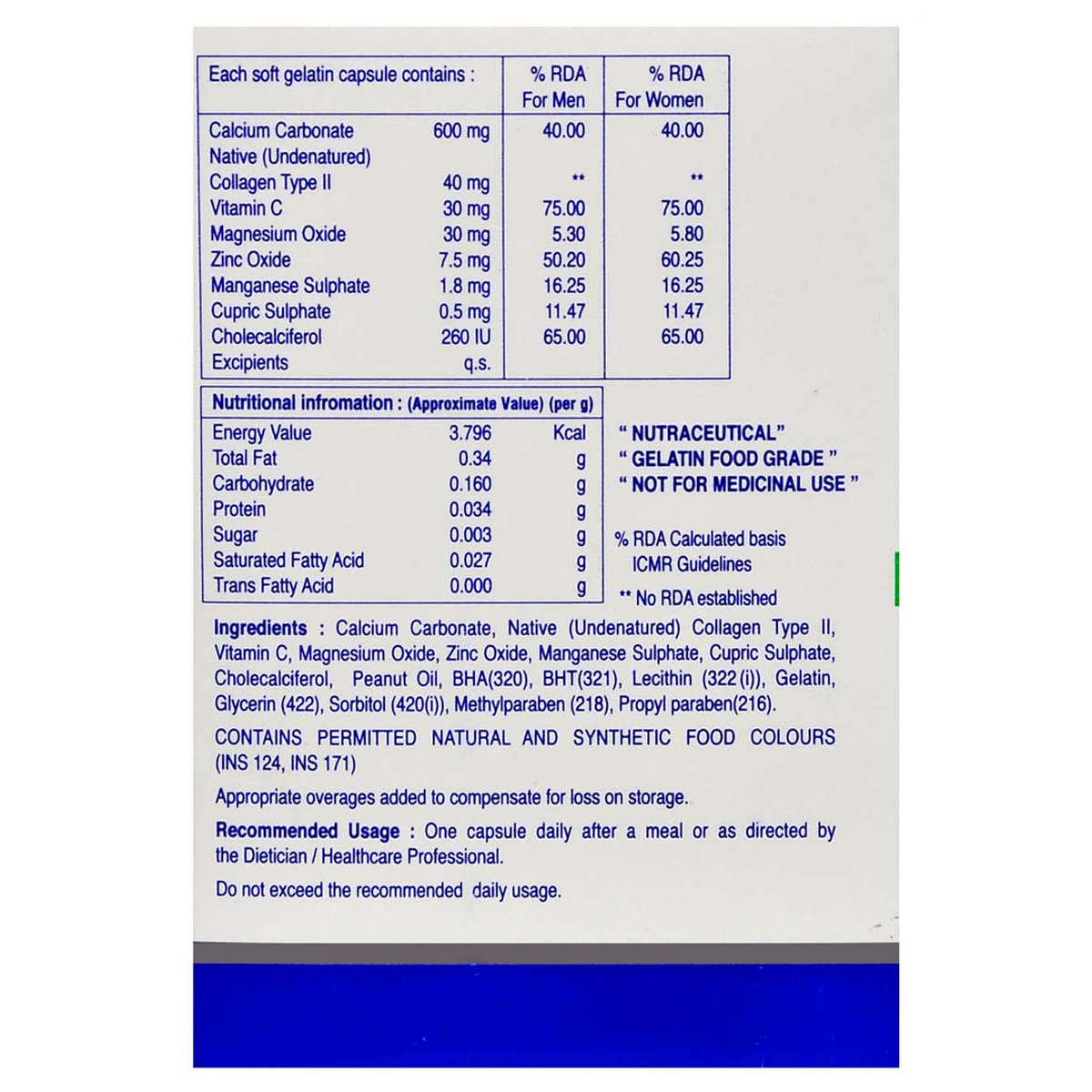 Shelcal-Joints Capsule 10's, Pack of 10 Shelcal-Joints Capsule 10's, Pack of 10