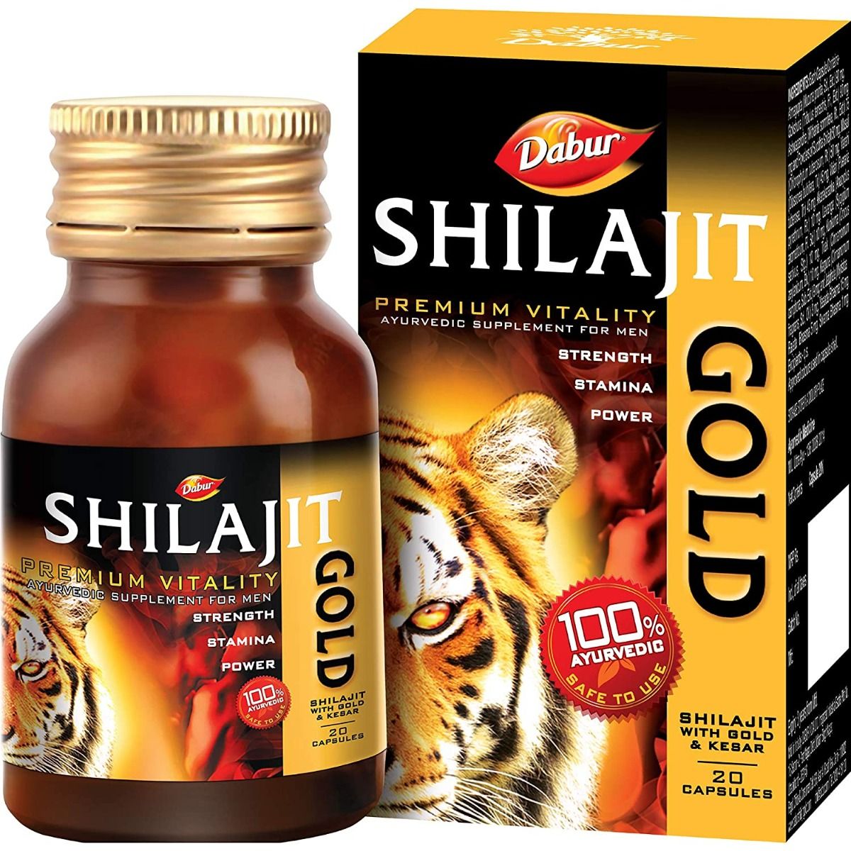 Buy Dabur Shilajit Gold, 20 Capsules Online
