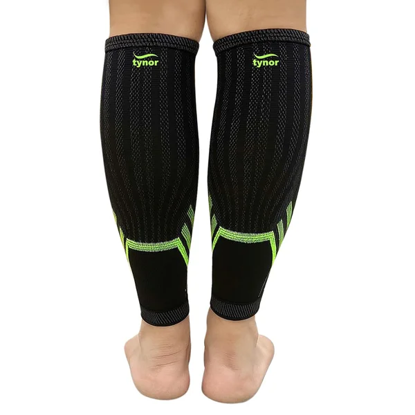 Tynor Sport Shin And Calf Support Air Pro B.G Green Medium, 1 Count