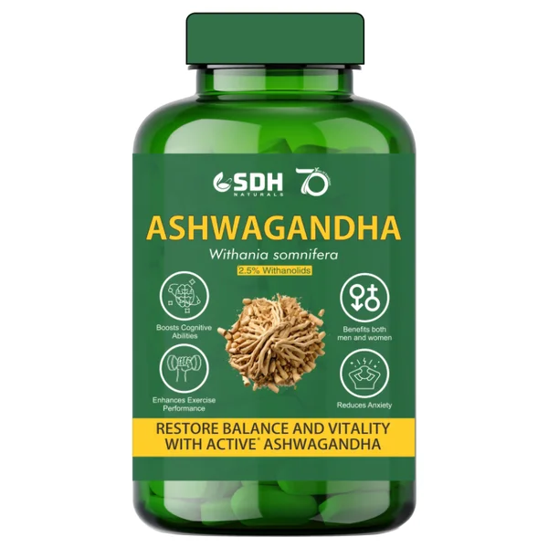 Shree Dhanwantri Ashwagandha, 60 Capsules