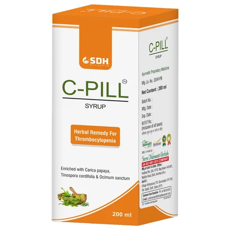 Shree Dhanwantri C-Pill Syrup, 200 ml