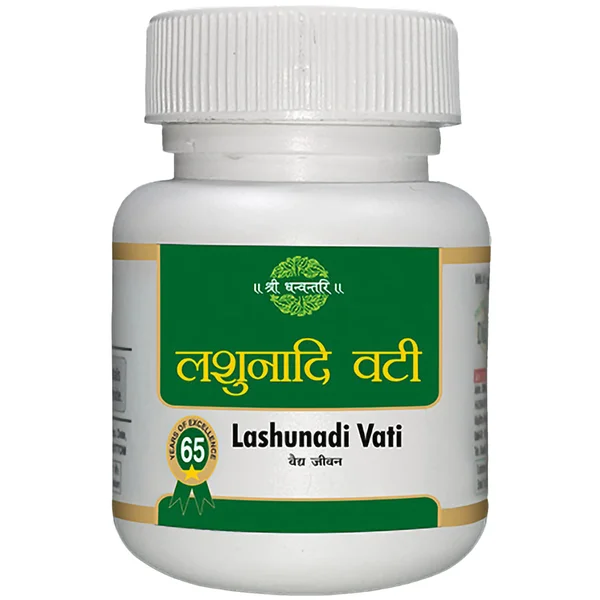 Shree Dhanwantri Lashunadi Vati, 40 Tablets