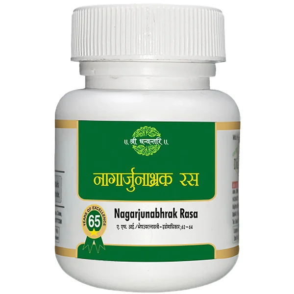 Shree Dhanwantri Nagarjunabhrak Rasa, 60 Tablets