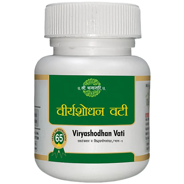 Shree Dhanwantri Viryashodhan Vati Tablet, 40 gm