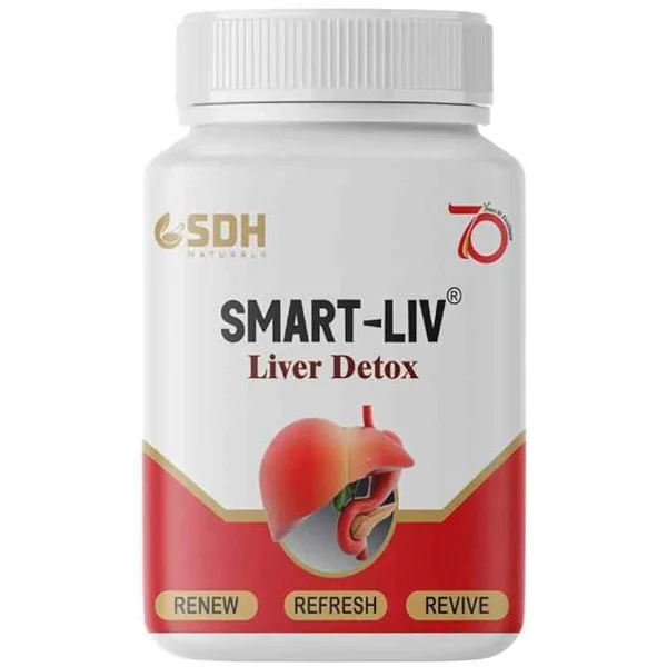 Shree Dhanwantri Smart-Liv, 60 Capsules