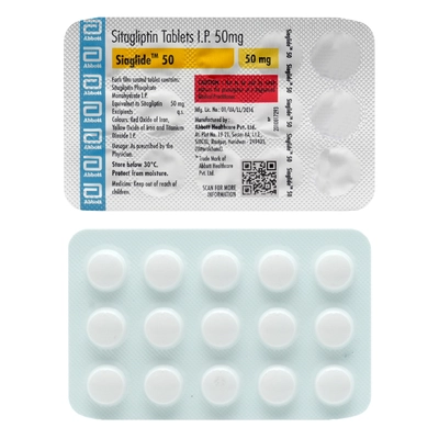 Siaglide 50 mg Tablet 15's, Pack of 15 TabletS