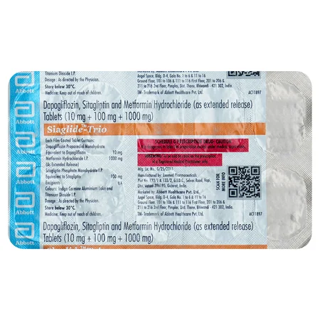Siaglide-Trio 10/100/1000 Tablet 10's