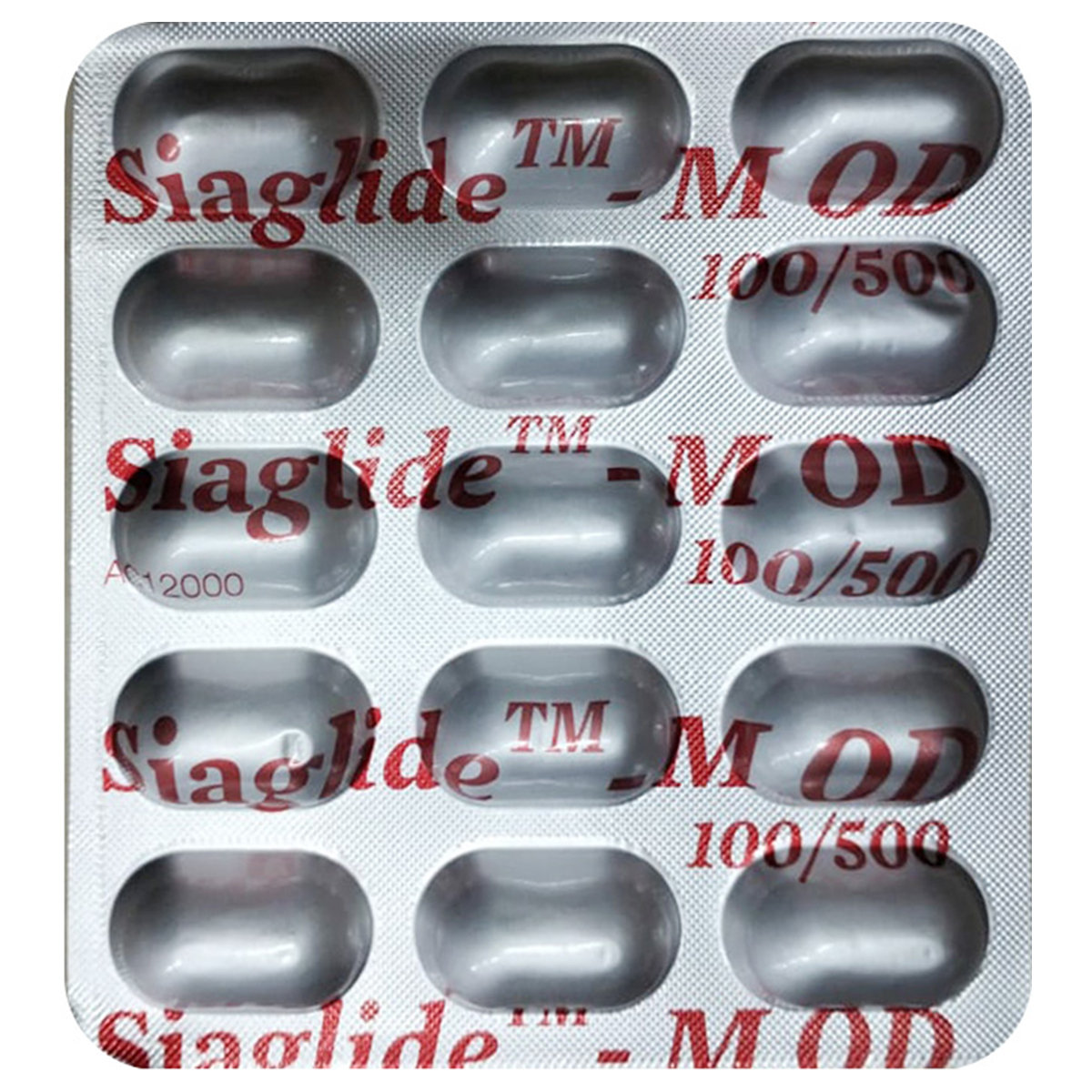 Siaglide-M OD 100/500 Tablet 15's, Pack of 15 TabletS Siaglide-M OD 100/500 Tablet 15's, Pack of 15 TabletS