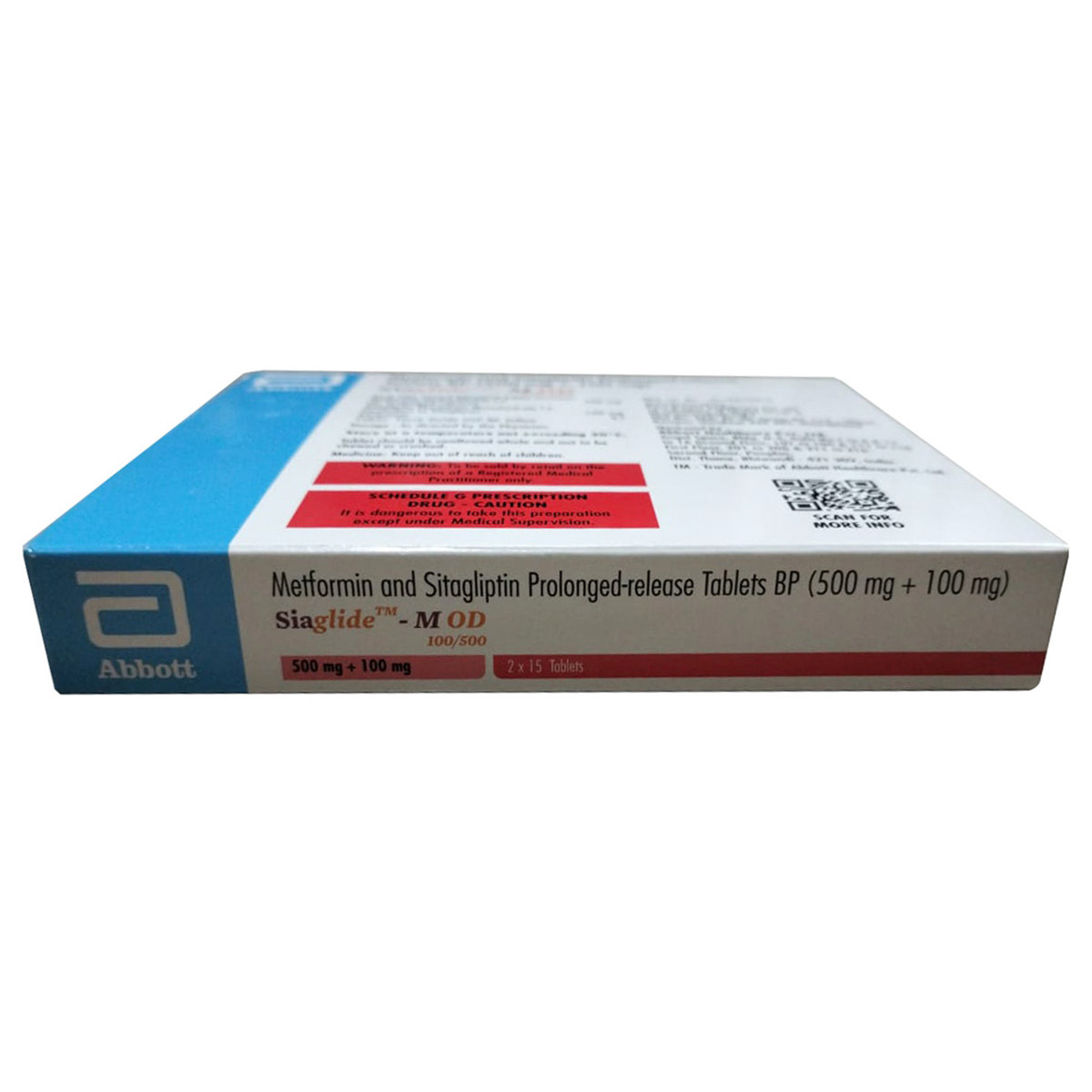 Siaglide-M OD 100/500 Tablet 15's, Pack of 15 TabletS Siaglide-M OD 100/500 Tablet 15's, Pack of 15 TabletS