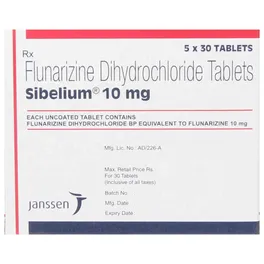 Sibelium 10 mg Tablet 30's, Pack of 30 TABLETS