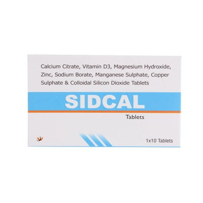 Sidcal Tablet 10's, Pack of 10