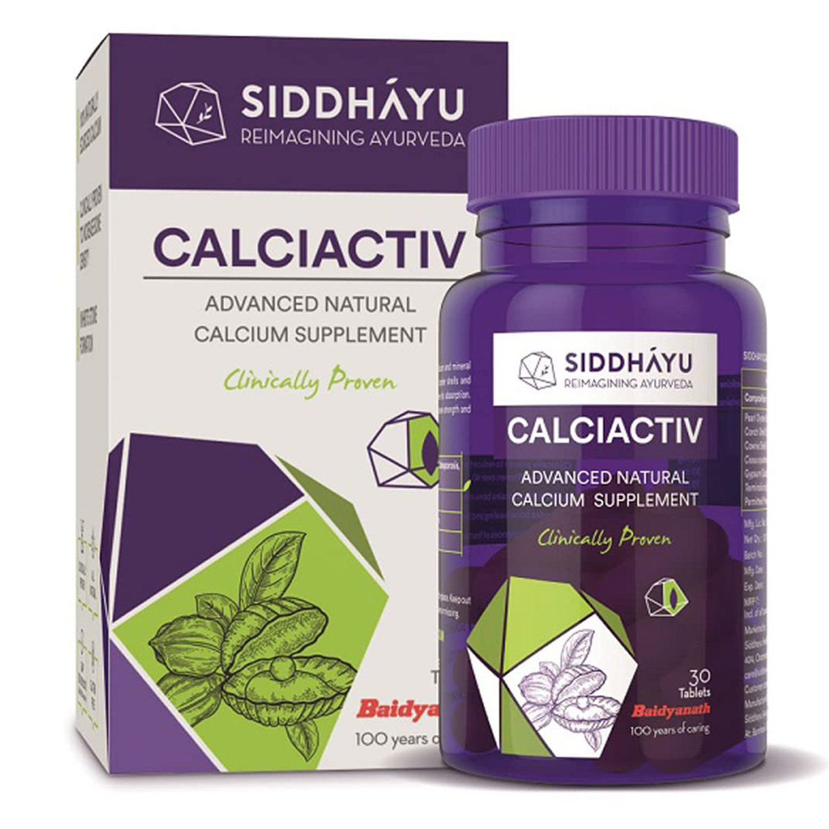 Siddhayu Calciactiv Advanced Natural Calcium Supplement, 30 Tablets, Pack of 1 Siddhayu Calciactiv Advanced Natural Calcium Supplement, 30 Tablets, Pack of 1