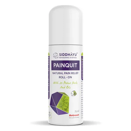Siddhayu Painquit Natural Pain Relief Roll-On, 75 ml