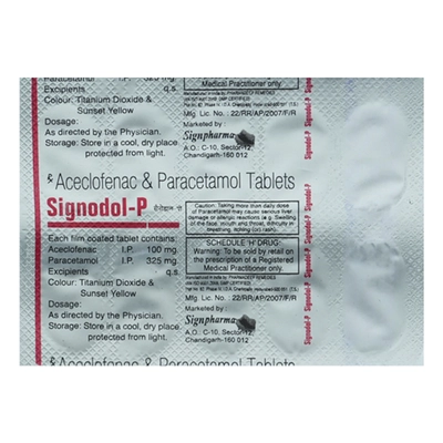 Signodol-P Tablet 10's, Pack of 10 TabletS