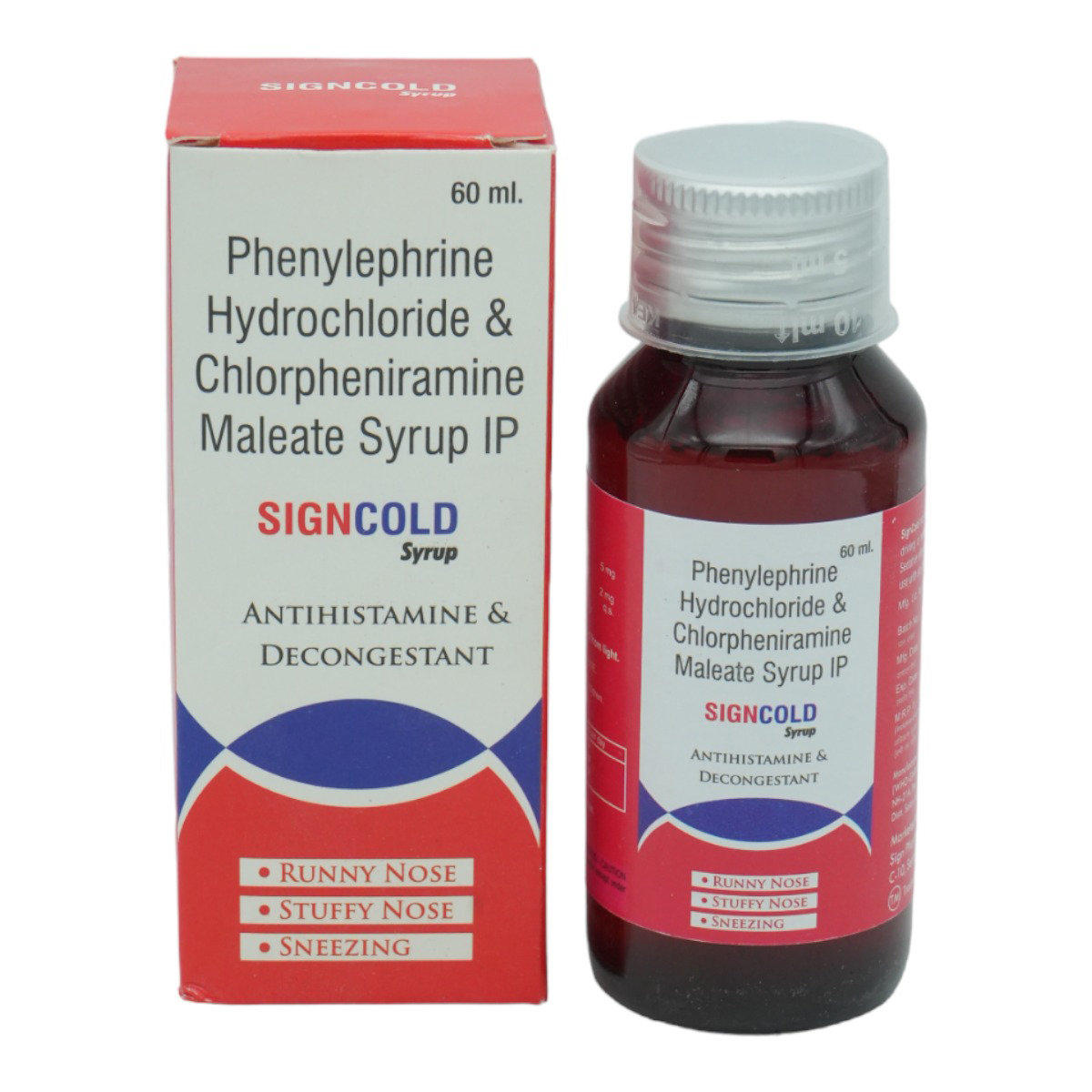 Signcold Syrup 60 ml, Pack of 1 Syrup Signcold Syrup 60 ml, Pack of 1 Syrup