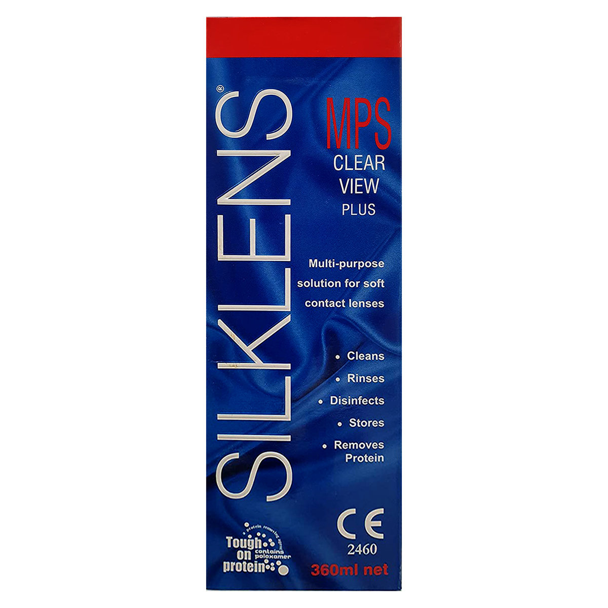 Silklens MPS Clear View Plus Multi-Purpose Solution 360 ml | For Soft Contact Lense, Pack of 1 Silklens MPS Clear View Plus Multi-Purpose Solution 360 ml | For Soft Contact Lense, Pack of 1