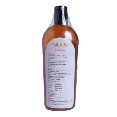 Silkin Scalp Solution 200 ml, Pack of 1 Solution