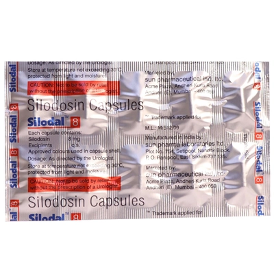 Silodal 8 Capsule 10's, Pack of 10 CAPSULES