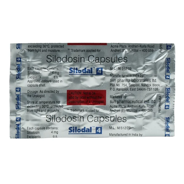 Silodal 4 Capsule 10's, Pack of 10 CAPSULES