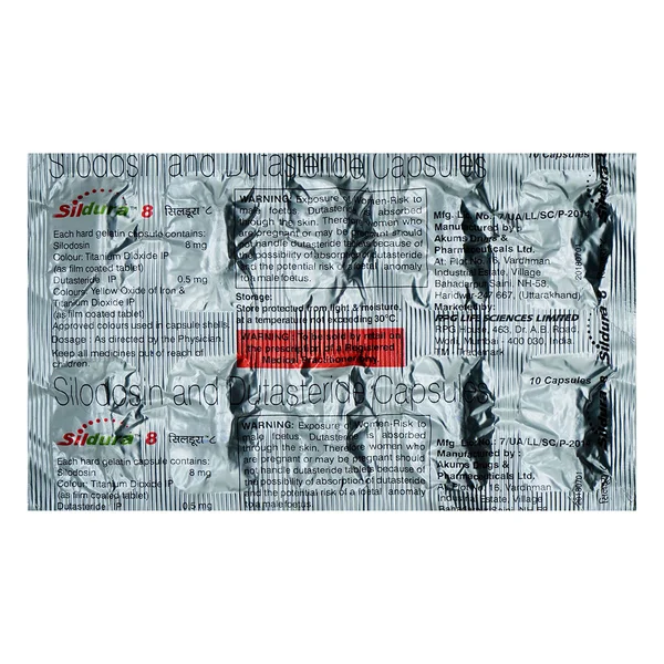 Sildura 8 Capsule 10's, Pack of 10