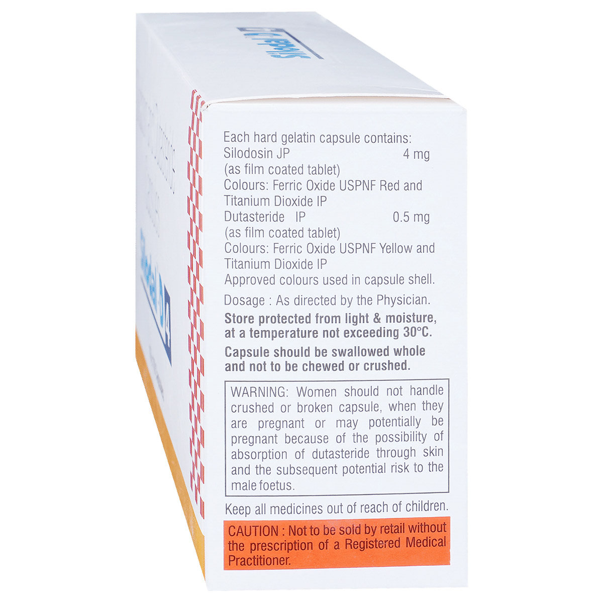 Silodal D 4 mg Capsule 10's, Pack of 10 Silodal D 4 mg Capsule 10's, Pack of 10