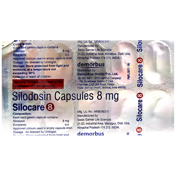 Silocare 8 Capsule 10's