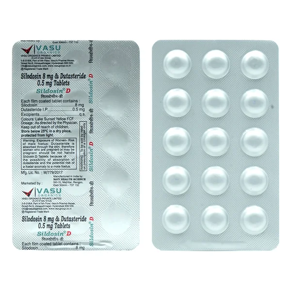 Sildosin D Tablet 15's, Pack of 15