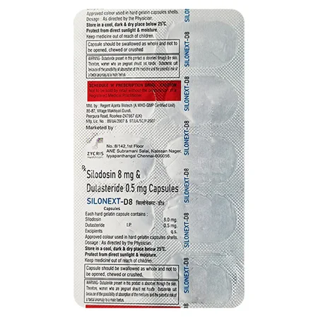 Silonext-D 8 Capsule 10's