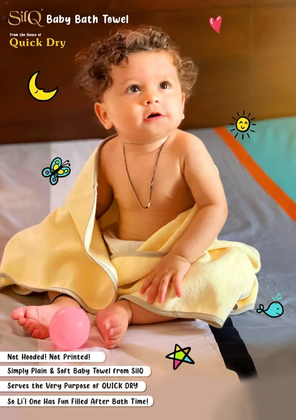 Silq Towel Baby Bath, 1 Count, Pack of 1