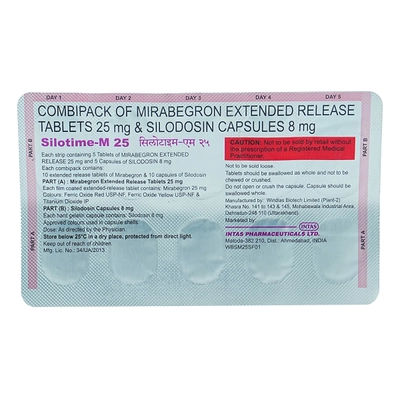 Silotime-M 25 Combipack Kit (5+5), Pack of 1 Tablet