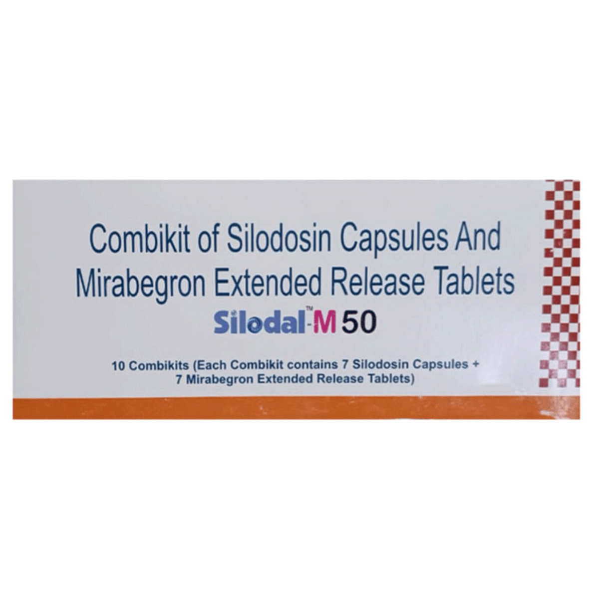 Silodal M 50 Combikit 1's, Pack of 1 Tablet Silodal M 50 Combikit 1's, Pack of 1 Tablet