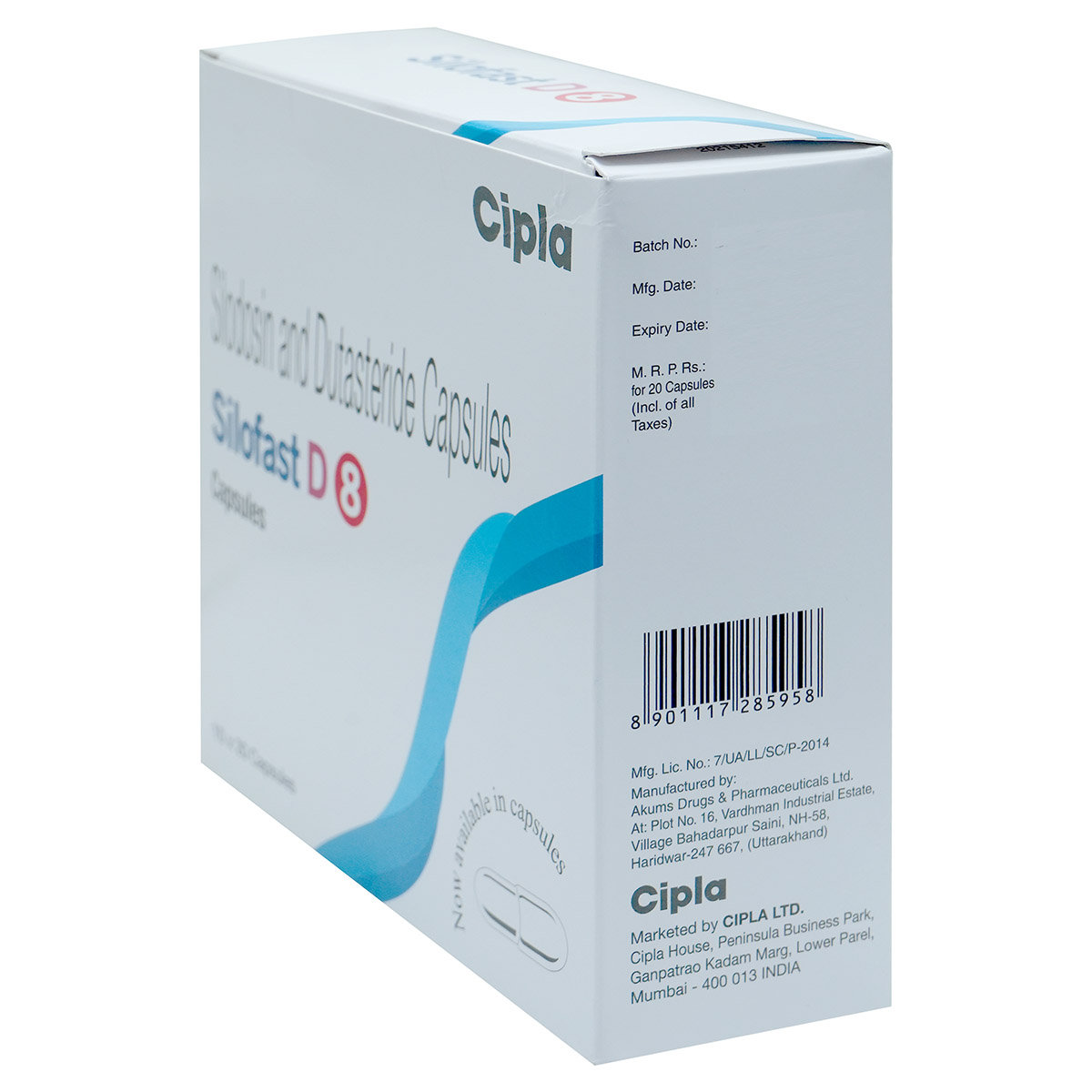 Silofast D 8 Capsule 20's, Pack of 20 Silofast D 8 Capsule 20's, Pack of 20