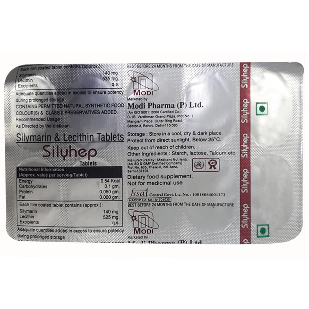 Buy Silyhep Tablet 10's Online