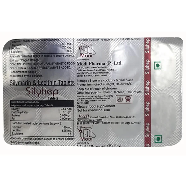 Silyhep Tablet 10's, Pack of 10