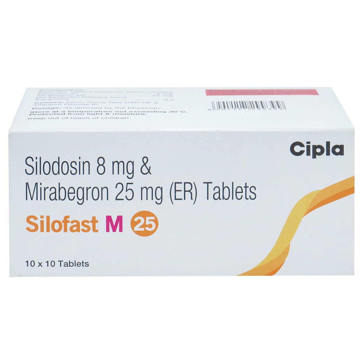 Silofast M 25 Tablet 10's, Pack of 10 TABLETS Silofast M 25 Tablet 10's, Pack of 10 TABLETS