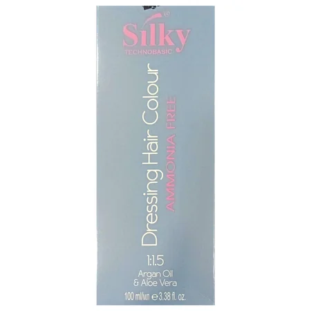 Purederma Silky Dressing Hair Color 1 Black Nero Negro, 100 ml