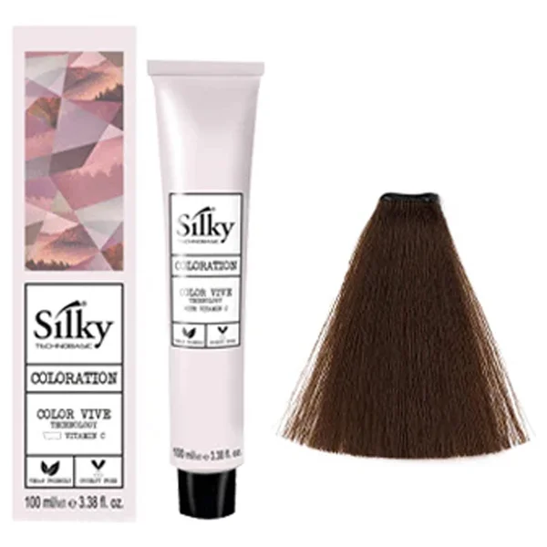 Silky Dressing Hair Colour 3 Dark Chesnut, 100 ml, Pack of 1