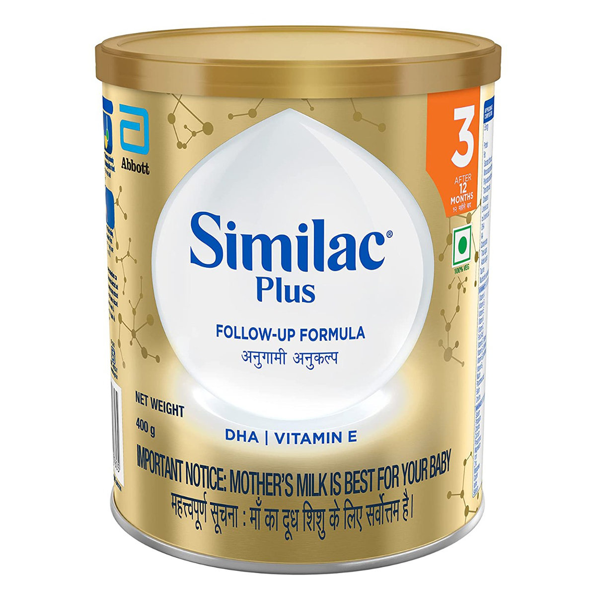 Similac Plus Follow-Up Formula Stage 3 Powder, 400 gm, Pack of 1 Similac Plus Follow-Up Formula Stage 3 Powder, 400 gm, Pack of 1