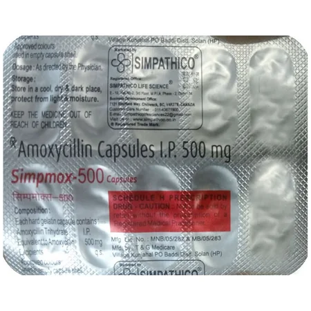 Simpmox-500 Capsule 10's
