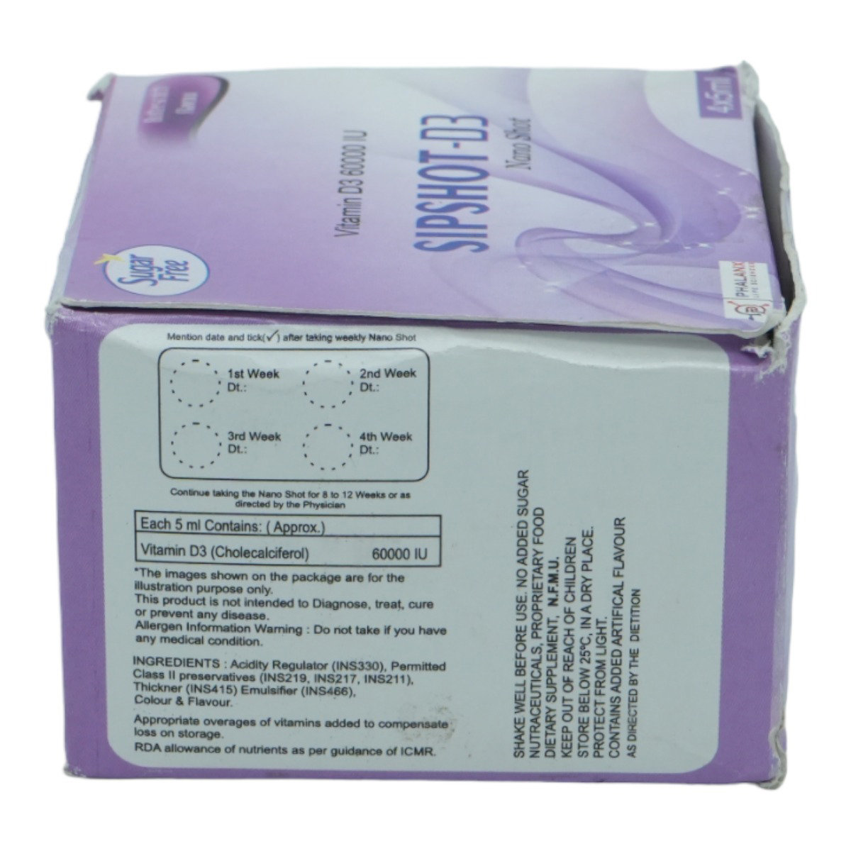 Sipshot-D3 Nano Shot Butterscotch Solution 5 ml, Pack of 1 Solution Sipshot-D3 Nano Shot Butterscotch Solution 5 ml, Pack of 1 Solution