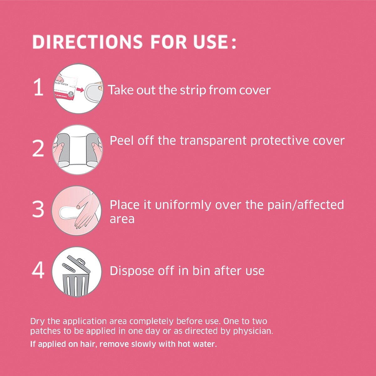 Sirona Feminine Pain Relief Patches, 5 Count, Pack of 1 Sirona Feminine Pain Relief Patches, 5 Count, Pack of 1